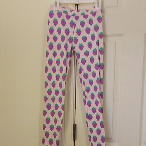 Crewcuts Lavender Strawberry Pattern Leggings